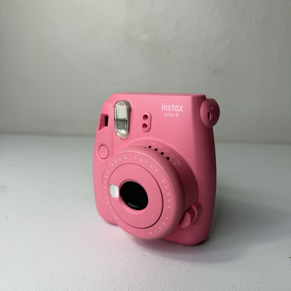 Fujifilm Instax Mini 9 Instant Film Camera Flamingo Pink